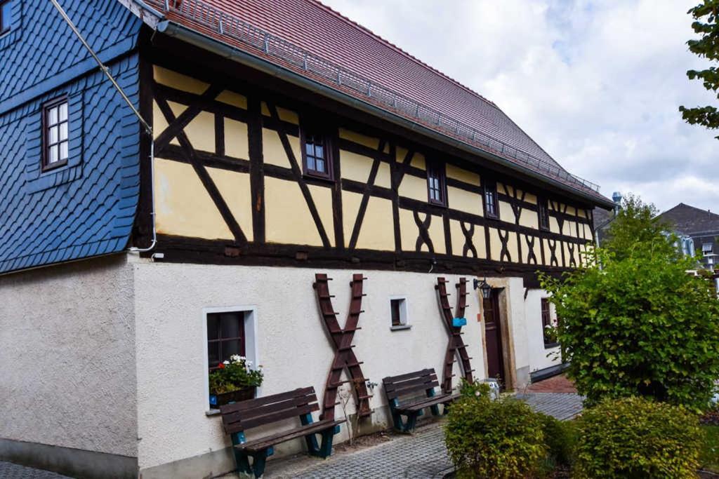 Lavendelhof Die Idyllische Landpension Crimmitschau Dış mekan fotoğraf